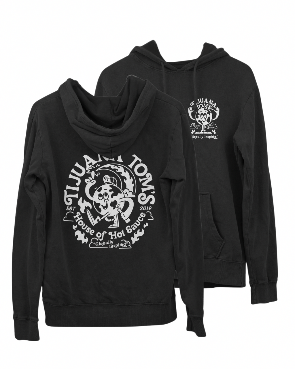 2025 World Mascot Fire Hoodie (Black)