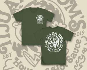 2025 World Mascot Fire Tee (Military Green)